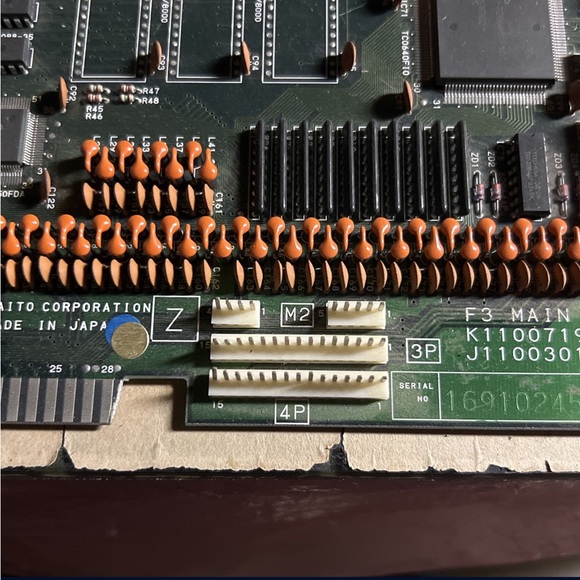 Vintage Gunlock Taito Jamma Arcade Game PCB Motherboard Cx3 - Picture 6 of 10